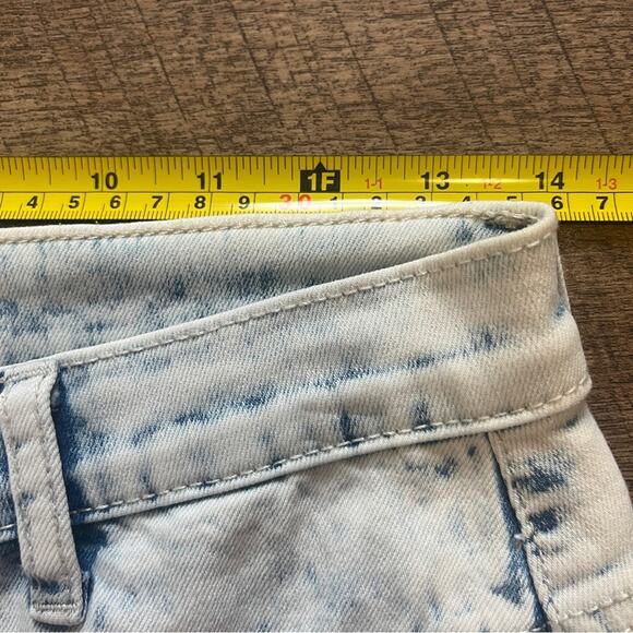 SO High Rise Vintage Stretch Mom Jeans Juniors Size 5 Light Acid Wash Taper Leg - Picture 7 of 10